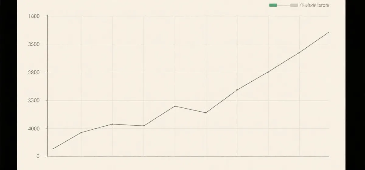 走势折线示意图